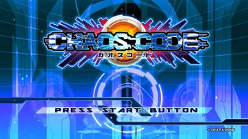 Chaos Code (USA) (v1.01) (Update) screen shot title